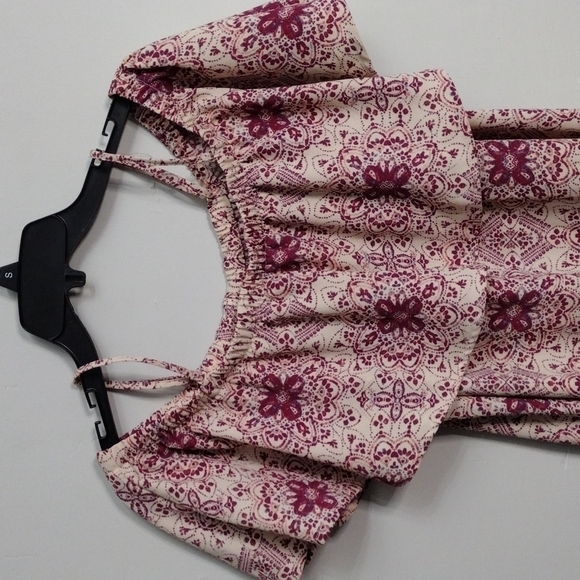 NWT Massini by Stacy London off the shoulder printed flnce dress size sm… - Picture 2 of 8